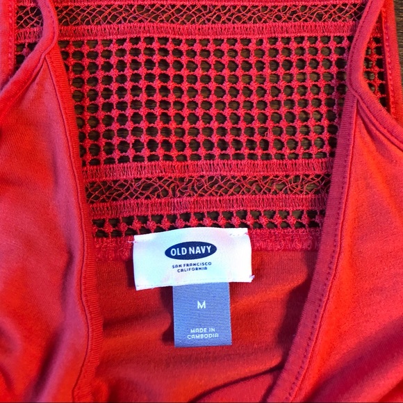Old Navy Crochet Back Tank Top - Picture 2 of 3